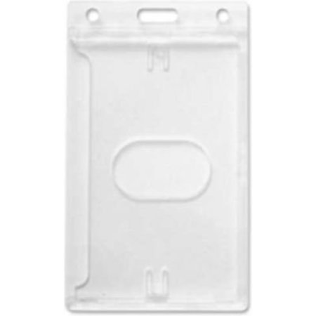 BAUMGARTENS Baumgartens® Rigid PC Vertical Holder Clear 25/Pack 68140